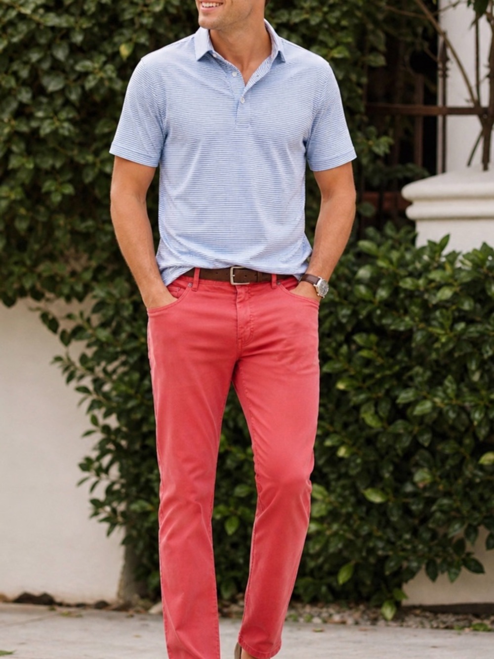 Peter Millar Coral Pink Stretch Pants – Size 38